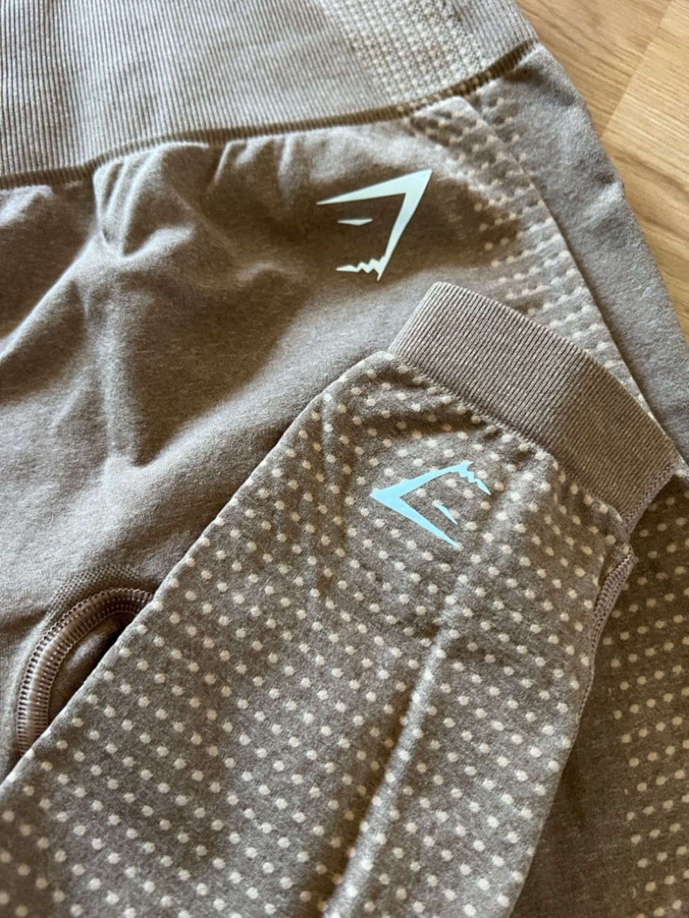 Gymshark VITAL Seamless 2.0 Beige Leggings - XS